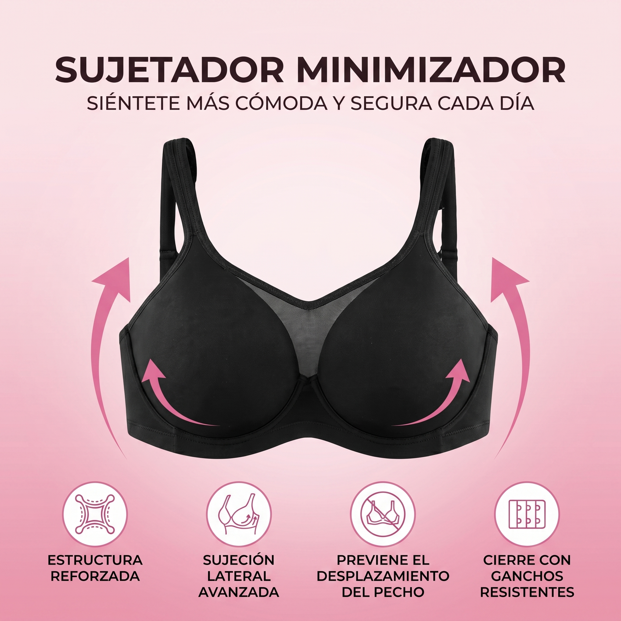 Sujetador Minimizador Invisible