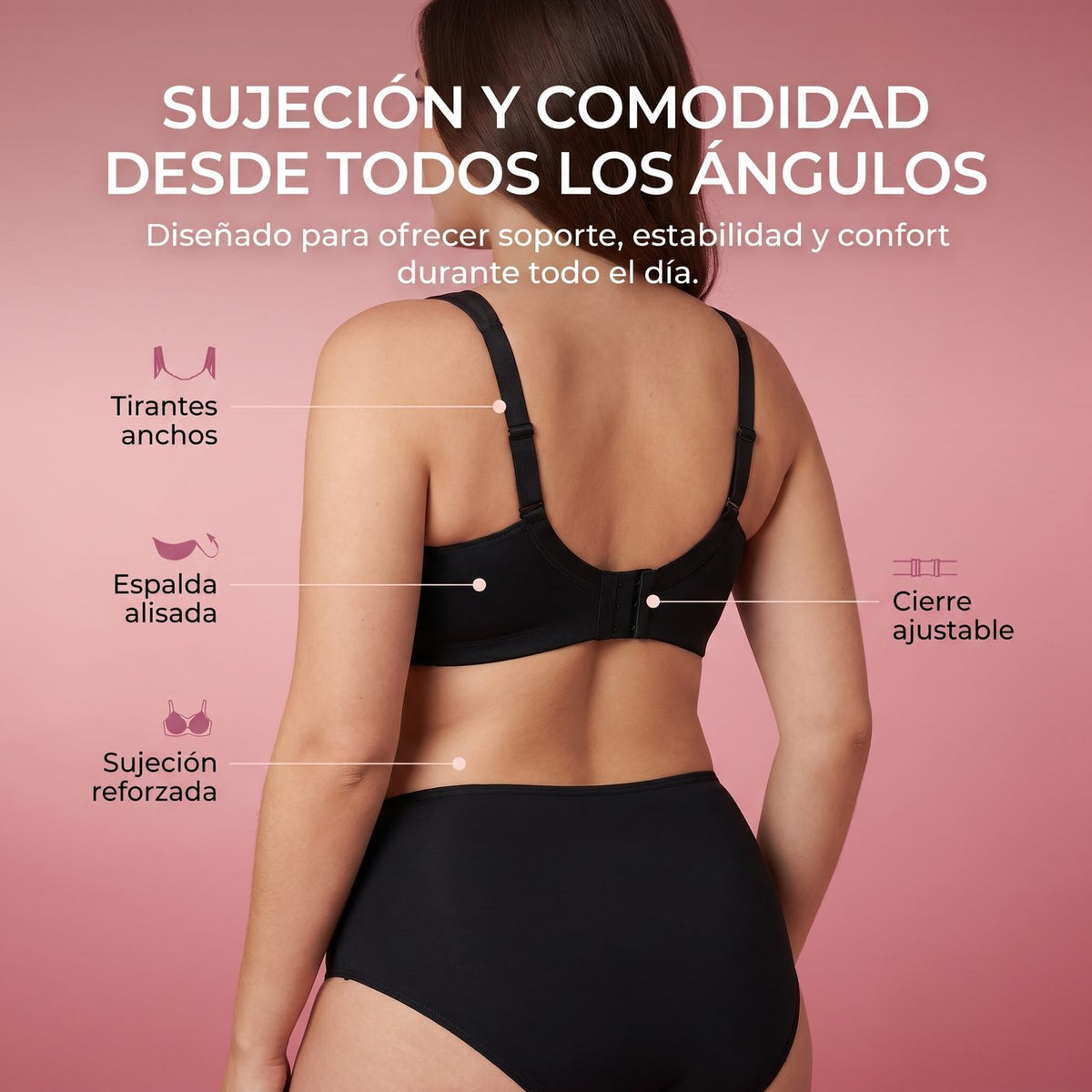 Sujetador Minimizador Invisible Bexanova