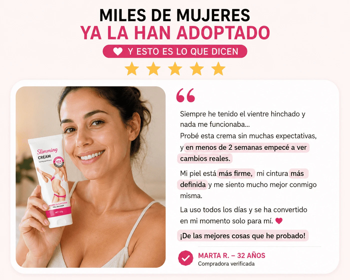 Crema Moldeadora de Abdomen